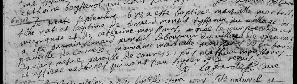 Naissance Martialle Monteil 29 9 1688.jpg